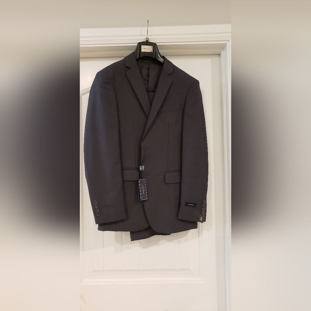 Braveman Charcoal Grey Gray 34s Slim Suit
